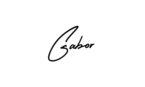 Gabor stylish signature style. Best Handwritten Sign (AmerikaSignatureDemo-Regular) for my name. Handwritten Signature Collection Ideas for my name Gabor. Gabor signature style 3 images and pictures png