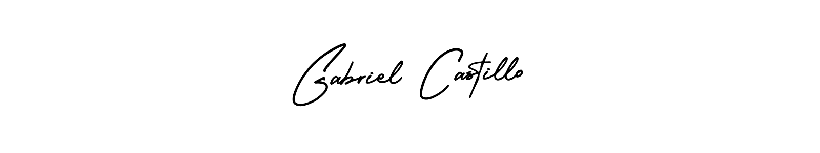 Gabriel Castillo stylish signature style. Best Handwritten Sign (AmerikaSignatureDemo-Regular) for my name. Handwritten Signature Collection Ideas for my name Gabriel Castillo. Gabriel Castillo signature style 3 images and pictures png