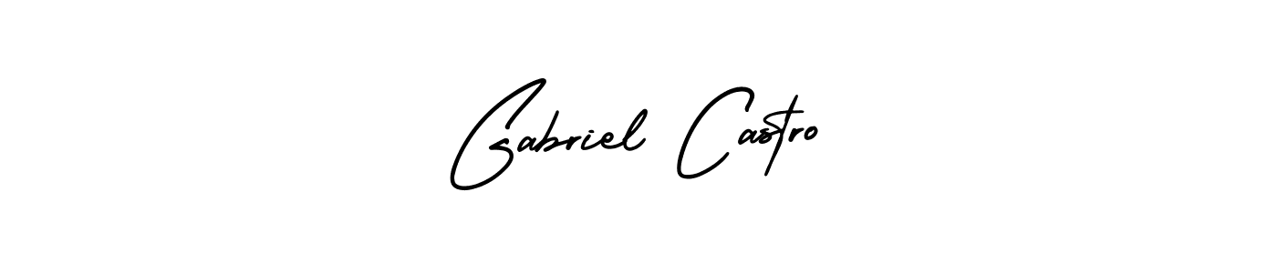 This is the best signature style for the Gabriel Castro name. Also you like these signature font (AmerikaSignatureDemo-Regular). Mix name signature. Gabriel Castro signature style 3 images and pictures png