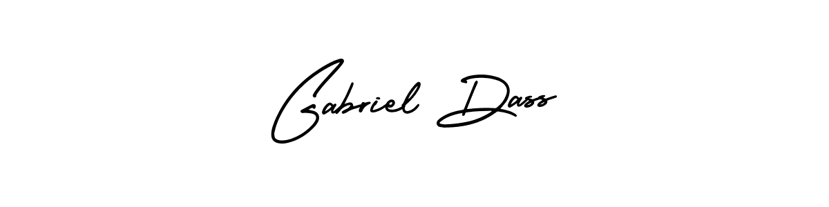 Design your own signature with our free online signature maker. With this signature software, you can create a handwritten (AmerikaSignatureDemo-Regular) signature for name Gabriel Dass. Gabriel Dass signature style 3 images and pictures png