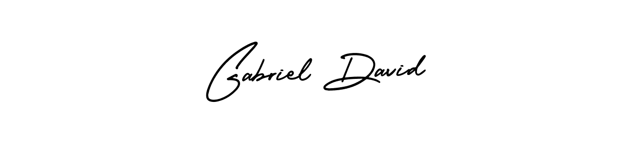 Also You can easily find your signature by using the search form. We will create Gabriel David name handwritten signature images for you free of cost using AmerikaSignatureDemo-Regular sign style. Gabriel David signature style 3 images and pictures png