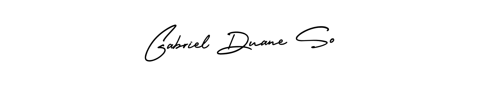 Best and Professional Signature Style for Gabriel Duane So. AmerikaSignatureDemo-Regular Best Signature Style Collection. Gabriel Duane So signature style 3 images and pictures png