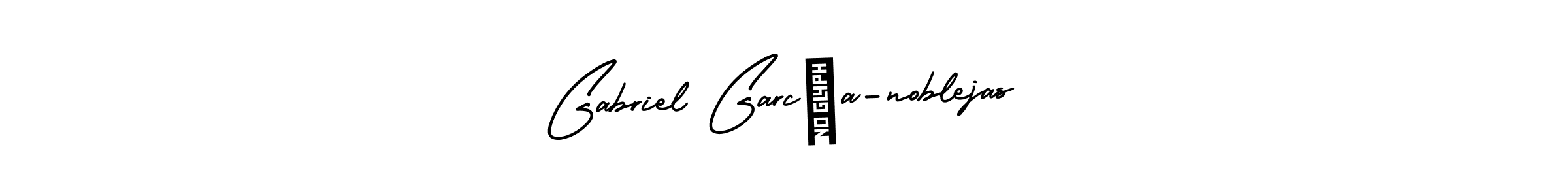 Design your own signature with our free online signature maker. With this signature software, you can create a handwritten (AmerikaSignatureDemo-Regular) signature for name Gabriel García-noblejas. Gabriel García-noblejas signature style 3 images and pictures png