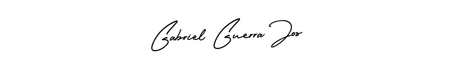 Gabriel Guerra Jos stylish signature style. Best Handwritten Sign (AmerikaSignatureDemo-Regular) for my name. Handwritten Signature Collection Ideas for my name Gabriel Guerra Jos. Gabriel Guerra Jos signature style 3 images and pictures png