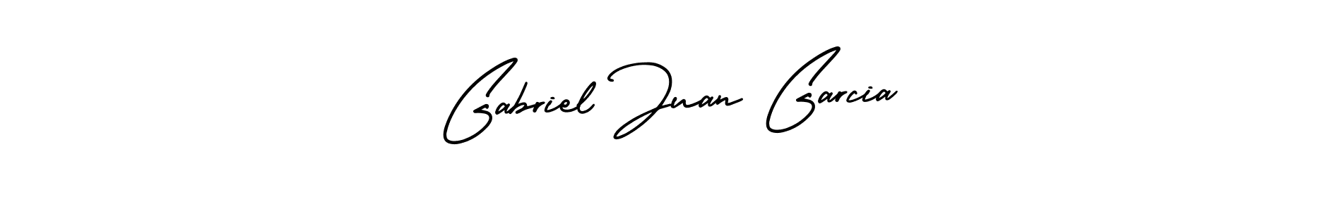 How to make Gabriel Juan Garcia name signature. Use AmerikaSignatureDemo-Regular style for creating short signs online. This is the latest handwritten sign. Gabriel Juan Garcia signature style 3 images and pictures png