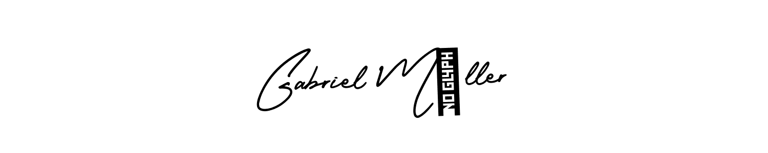 See photos of Gabriel Müller official signature by Spectra . Check more albums & portfolios. Read reviews & check more about AmerikaSignatureDemo-Regular font. Gabriel Müller signature style 3 images and pictures png