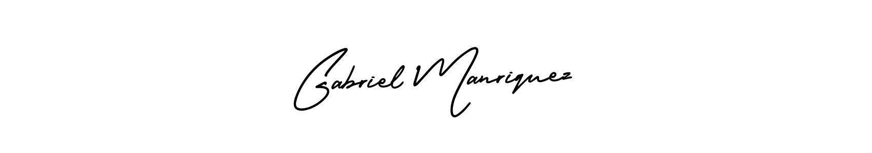 Also You can easily find your signature by using the search form. We will create Gabriel Manriquez name handwritten signature images for you free of cost using AmerikaSignatureDemo-Regular sign style. Gabriel Manriquez signature style 3 images and pictures png