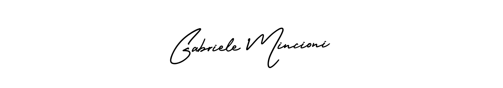 Best and Professional Signature Style for Gabriele Mincioni. AmerikaSignatureDemo-Regular Best Signature Style Collection. Gabriele Mincioni signature style 3 images and pictures png