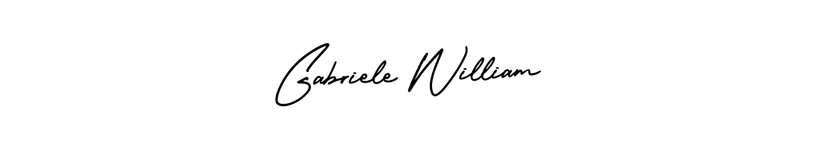 Make a beautiful signature design for name Gabriele William. Use this online signature maker to create a handwritten signature for free. Gabriele William signature style 3 images and pictures png