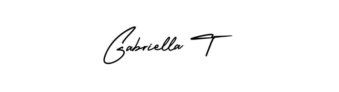 Also You can easily find your signature by using the search form. We will create Gabriella T name handwritten signature images for you free of cost using AmerikaSignatureDemo-Regular sign style. Gabriella T signature style 3 images and pictures png