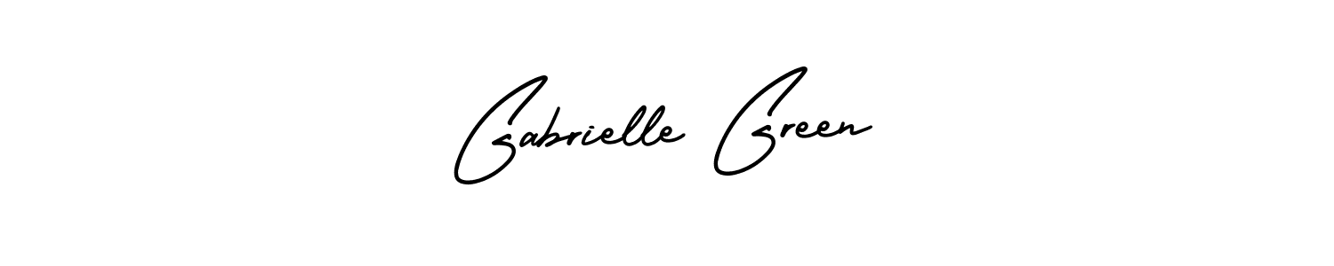 Also You can easily find your signature by using the search form. We will create Gabrielle Green name handwritten signature images for you free of cost using AmerikaSignatureDemo-Regular sign style. Gabrielle Green signature style 3 images and pictures png