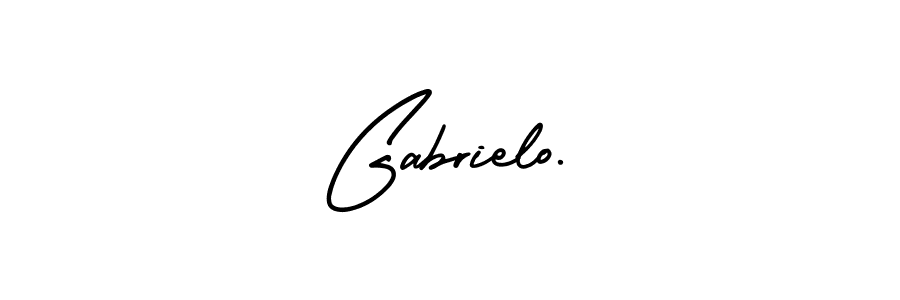 Gabrielo. stylish signature style. Best Handwritten Sign (AmerikaSignatureDemo-Regular) for my name. Handwritten Signature Collection Ideas for my name Gabrielo.. Gabrielo. signature style 3 images and pictures png