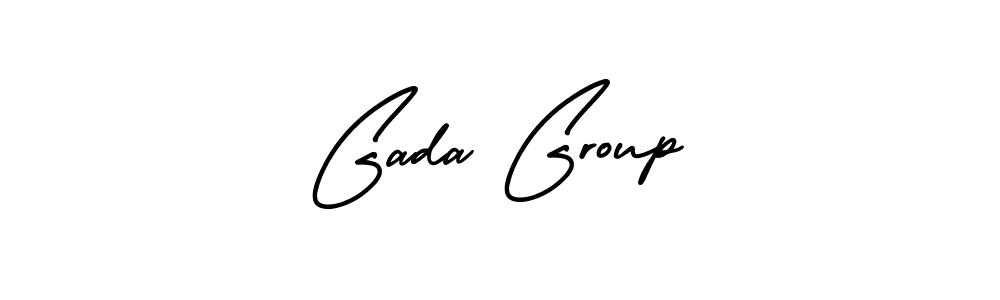 AmerikaSignatureDemo-Regular is a professional signature style that is perfect for those who want to add a touch of class to their signature. It is also a great choice for those who want to make their signature more unique. Get Gada Group name to fancy signature for free. Gada Group signature style 3 images and pictures png