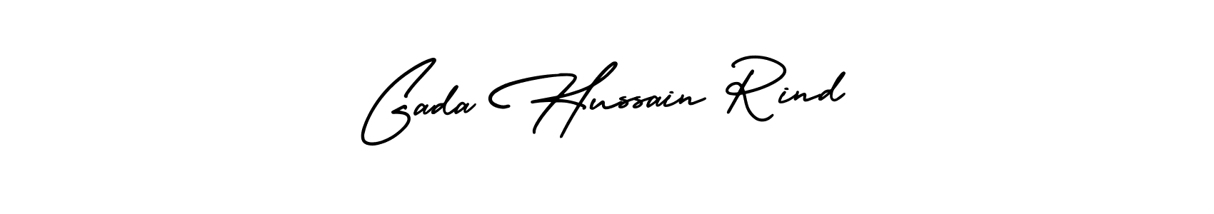 Best and Professional Signature Style for Gada Hussain Rind. AmerikaSignatureDemo-Regular Best Signature Style Collection. Gada Hussain Rind signature style 3 images and pictures png