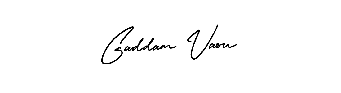 How to Draw Gaddam Vasu signature style? AmerikaSignatureDemo-Regular is a latest design signature styles for name Gaddam Vasu. Gaddam Vasu signature style 3 images and pictures png