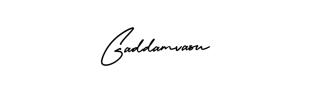 AmerikaSignatureDemo-Regular is a professional signature style that is perfect for those who want to add a touch of class to their signature. It is also a great choice for those who want to make their signature more unique. Get Gaddamvasu name to fancy signature for free. Gaddamvasu signature style 3 images and pictures png