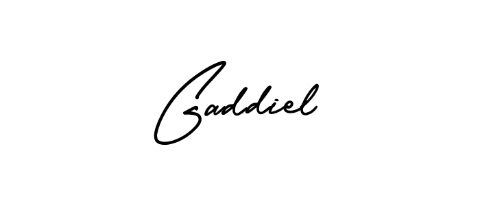 Design your own signature with our free online signature maker. With this signature software, you can create a handwritten (AmerikaSignatureDemo-Regular) signature for name Gaddiel. Gaddiel signature style 3 images and pictures png