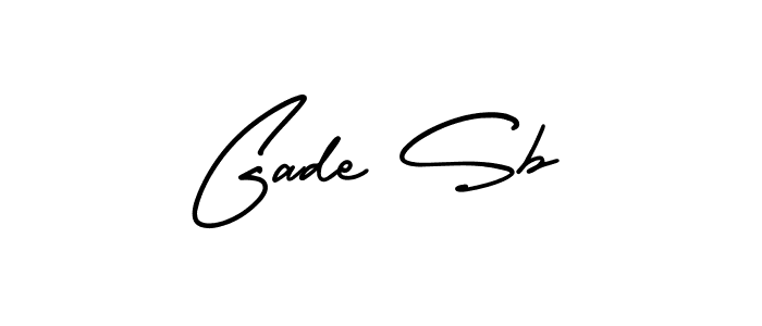 How to Draw Gade Sb signature style? AmerikaSignatureDemo-Regular is a latest design signature styles for name Gade Sb. Gade Sb signature style 3 images and pictures png