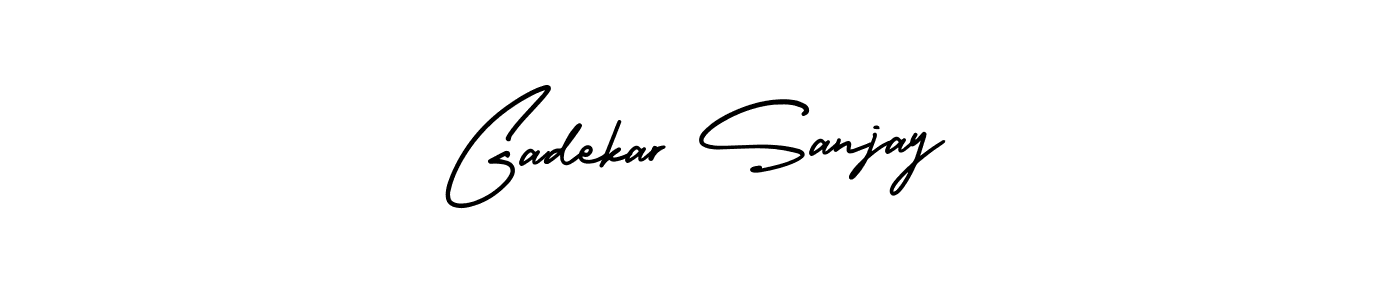 Use a signature maker to create a handwritten signature online. With this signature software, you can design (AmerikaSignatureDemo-Regular) your own signature for name Gadekar Sanjay. Gadekar Sanjay signature style 3 images and pictures png