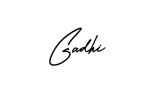 Design your own signature with our free online signature maker. With this signature software, you can create a handwritten (AmerikaSignatureDemo-Regular) signature for name Gadhi. Gadhi signature style 3 images and pictures png