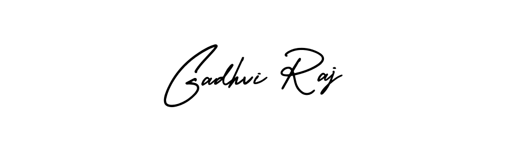 Gadhvi Raj stylish signature style. Best Handwritten Sign (AmerikaSignatureDemo-Regular) for my name. Handwritten Signature Collection Ideas for my name Gadhvi Raj. Gadhvi Raj signature style 3 images and pictures png