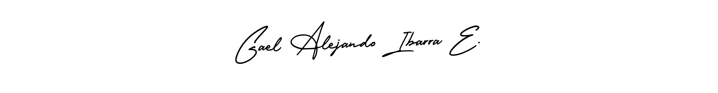 Design your own signature with our free online signature maker. With this signature software, you can create a handwritten (AmerikaSignatureDemo-Regular) signature for name Gael Alejando Ibarra E.. Gael Alejando Ibarra E. signature style 3 images and pictures png