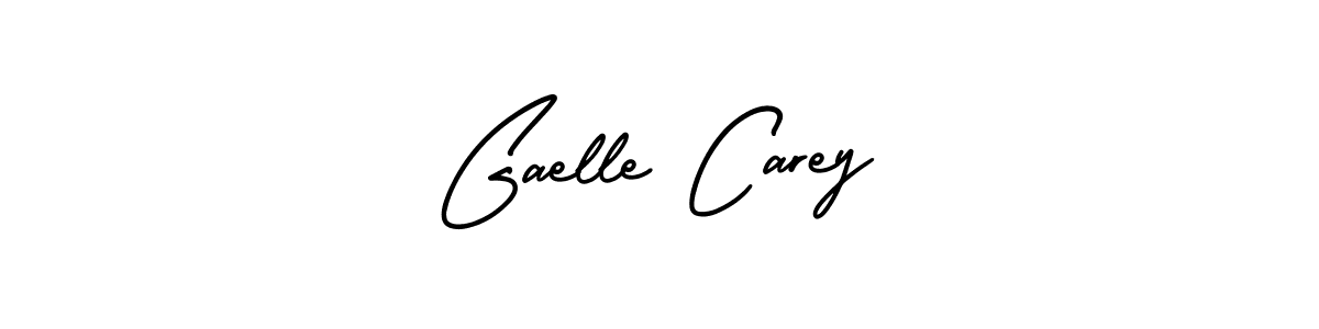 Design your own signature with our free online signature maker. With this signature software, you can create a handwritten (AmerikaSignatureDemo-Regular) signature for name Gaelle Carey. Gaelle Carey signature style 3 images and pictures png