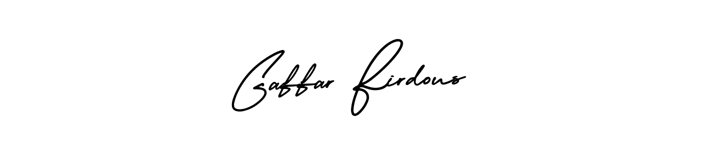 This is the best signature style for the Gaffar Firdous name. Also you like these signature font (AmerikaSignatureDemo-Regular). Mix name signature. Gaffar Firdous signature style 3 images and pictures png