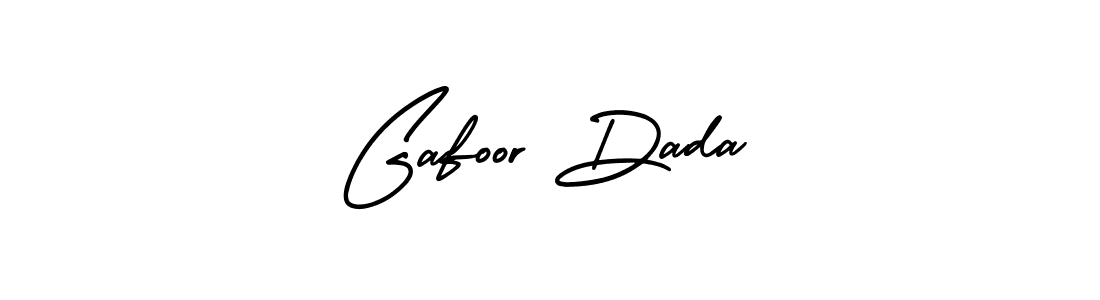 You should practise on your own different ways (AmerikaSignatureDemo-Regular) to write your name (Gafoor Dada) in signature. don't let someone else do it for you. Gafoor Dada signature style 3 images and pictures png