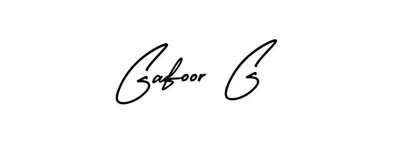 if you are searching for the best signature style for your name Gafoor G. so please give up your signature search. here we have designed multiple signature styles  using AmerikaSignatureDemo-Regular. Gafoor G signature style 3 images and pictures png