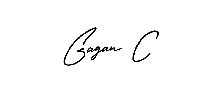 Similarly AmerikaSignatureDemo-Regular is the best handwritten signature design. Signature creator online .You can use it as an online autograph creator for name Gagan C. Gagan C signature style 3 images and pictures png