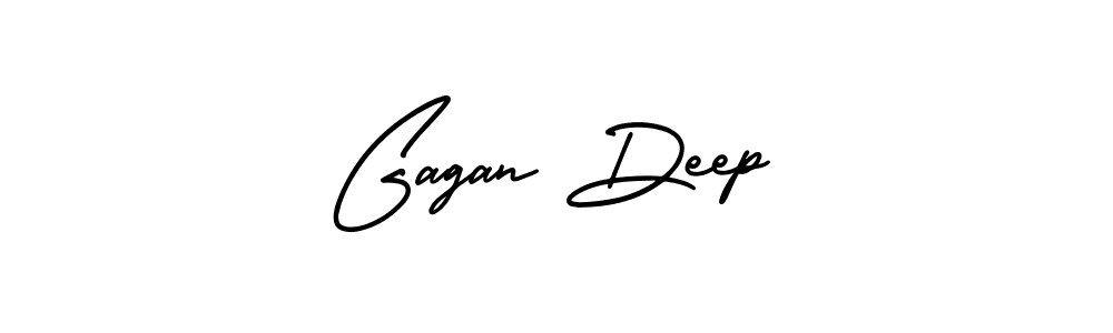 Make a beautiful signature design for name Gagan Deep. With this signature (AmerikaSignatureDemo-Regular) style, you can create a handwritten signature for free. Gagan Deep signature style 3 images and pictures png