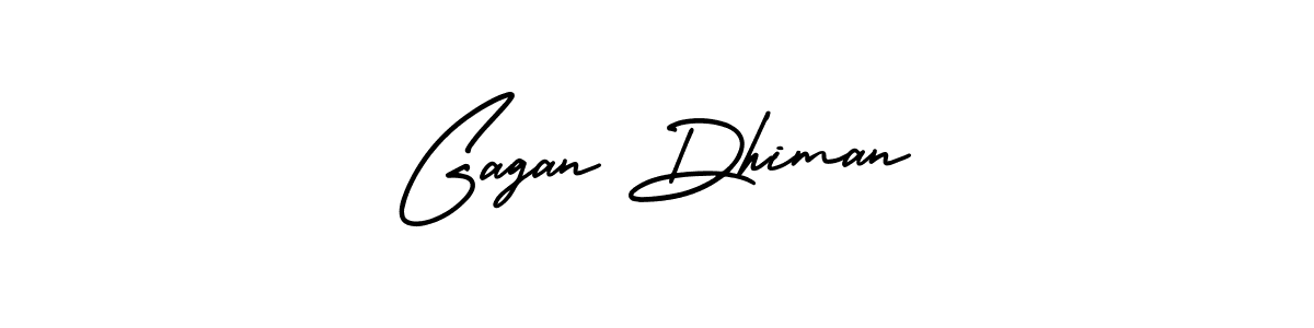 Also You can easily find your signature by using the search form. We will create Gagan Dhiman name handwritten signature images for you free of cost using AmerikaSignatureDemo-Regular sign style. Gagan Dhiman signature style 3 images and pictures png
