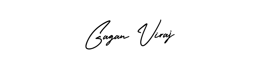 How to make Gagan Viraj signature? AmerikaSignatureDemo-Regular is a professional autograph style. Create handwritten signature for Gagan Viraj name. Gagan Viraj signature style 3 images and pictures png