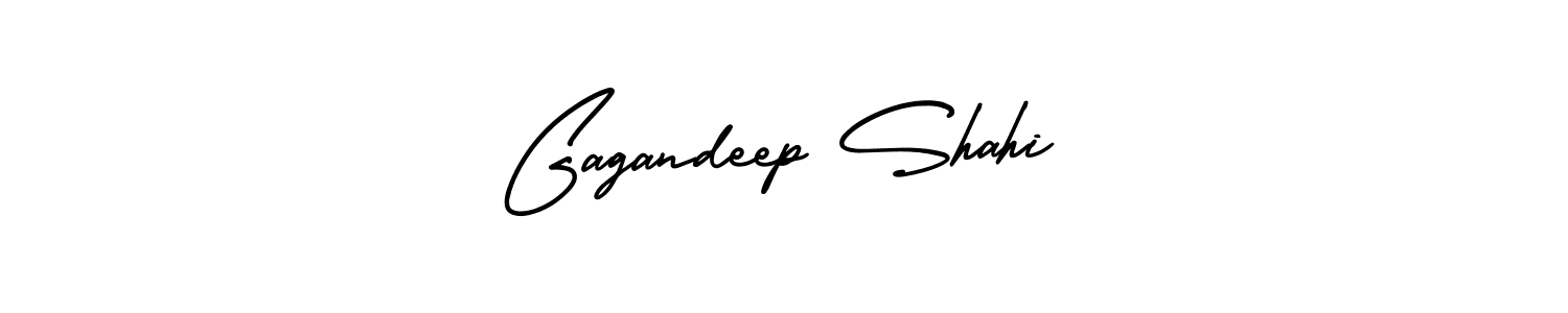 Make a beautiful signature design for name Gagandeep Shahi. With this signature (AmerikaSignatureDemo-Regular) style, you can create a handwritten signature for free. Gagandeep Shahi signature style 3 images and pictures png