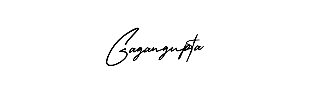 Make a beautiful signature design for name Gagangupta. With this signature (AmerikaSignatureDemo-Regular) style, you can create a handwritten signature for free. Gagangupta signature style 3 images and pictures png