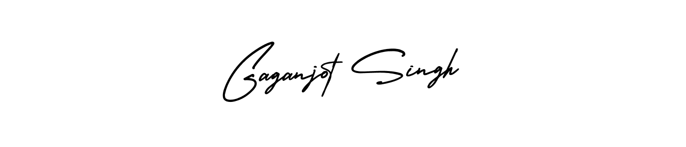 How to make Gaganjot Singh name signature. Use AmerikaSignatureDemo-Regular style for creating short signs online. This is the latest handwritten sign. Gaganjot Singh signature style 3 images and pictures png