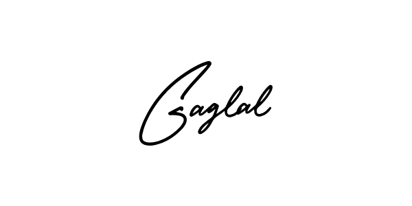 Design your own signature with our free online signature maker. With this signature software, you can create a handwritten (AmerikaSignatureDemo-Regular) signature for name Gaglal. Gaglal signature style 3 images and pictures png