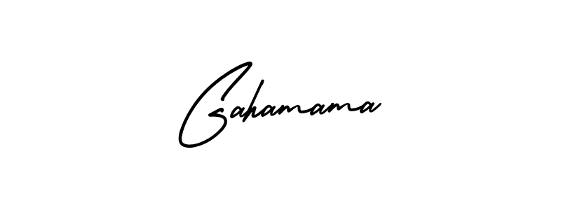 How to Draw Gahamama signature style? AmerikaSignatureDemo-Regular is a latest design signature styles for name Gahamama. Gahamama signature style 3 images and pictures png