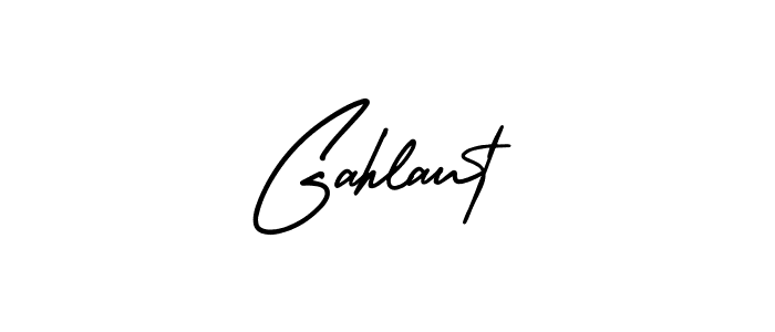 Design your own signature with our free online signature maker. With this signature software, you can create a handwritten (AmerikaSignatureDemo-Regular) signature for name Gahlaut. Gahlaut signature style 3 images and pictures png