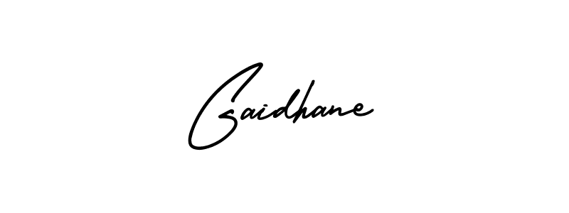 Make a beautiful signature design for name Gaidhane. With this signature (AmerikaSignatureDemo-Regular) style, you can create a handwritten signature for free. Gaidhane signature style 3 images and pictures png