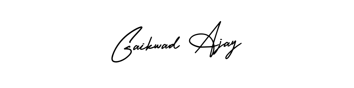 Make a short Gaikwad Ajay signature style. Manage your documents anywhere anytime using AmerikaSignatureDemo-Regular. Create and add eSignatures, submit forms, share and send files easily. Gaikwad Ajay signature style 3 images and pictures png
