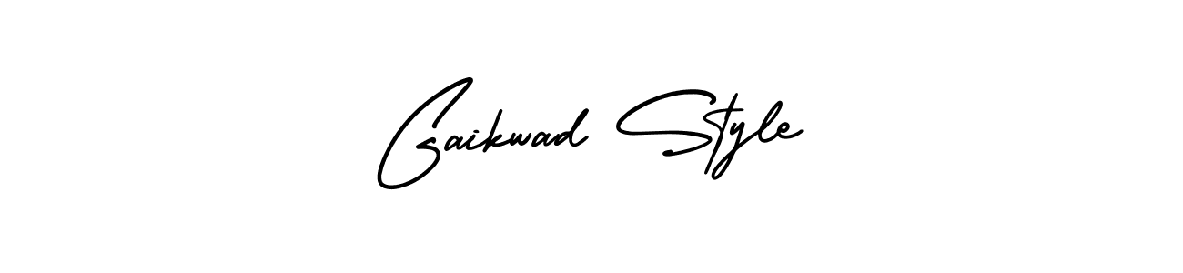 How to make Gaikwad Style name signature. Use AmerikaSignatureDemo-Regular style for creating short signs online. This is the latest handwritten sign. Gaikwad Style signature style 3 images and pictures png