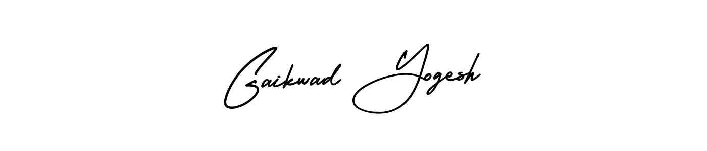 Also You can easily find your signature by using the search form. We will create Gaikwad Yogesh name handwritten signature images for you free of cost using AmerikaSignatureDemo-Regular sign style. Gaikwad Yogesh signature style 3 images and pictures png