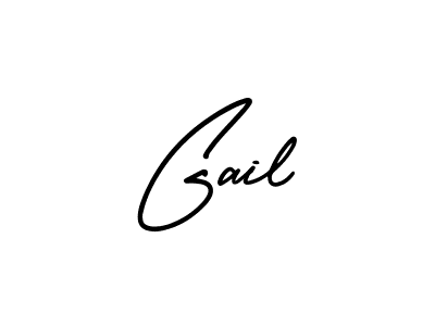 Gail stylish signature style. Best Handwritten Sign (AmerikaSignatureDemo-Regular) for my name. Handwritten Signature Collection Ideas for my name Gail. Gail signature style 3 images and pictures png
