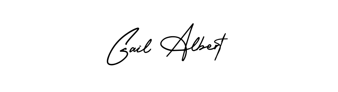 Best and Professional Signature Style for Gail Albert. AmerikaSignatureDemo-Regular Best Signature Style Collection. Gail Albert signature style 3 images and pictures png