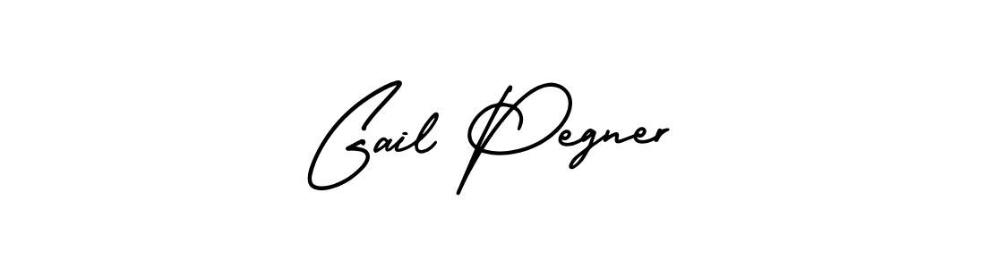 This is the best signature style for the Gail Pegner name. Also you like these signature font (AmerikaSignatureDemo-Regular). Mix name signature. Gail Pegner signature style 3 images and pictures png