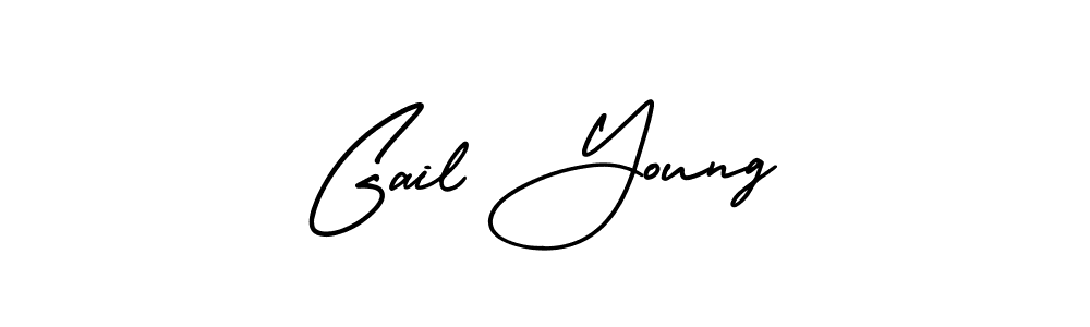 How to Draw Gail Young signature style? AmerikaSignatureDemo-Regular is a latest design signature styles for name Gail Young. Gail Young signature style 3 images and pictures png