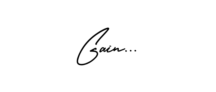 Also we have Gain... name is the best signature style. Create professional handwritten signature collection using AmerikaSignatureDemo-Regular autograph style. Gain... signature style 3 images and pictures png