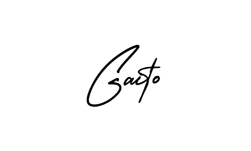 if you are searching for the best signature style for your name Gaito. so please give up your signature search. here we have designed multiple signature styles  using AmerikaSignatureDemo-Regular. Gaito signature style 3 images and pictures png